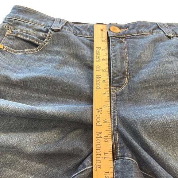 Democracy Ab Technology Jeans Plus Size 20W Stretch Denim Ankle Cropped Jeans - Picture 10 of 14